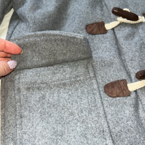 Janie and Jack kids boys wool gray coat size 7 to 8 years - Picture 3 of 9